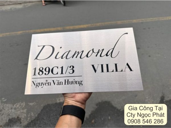 Bảng số nhà Villa