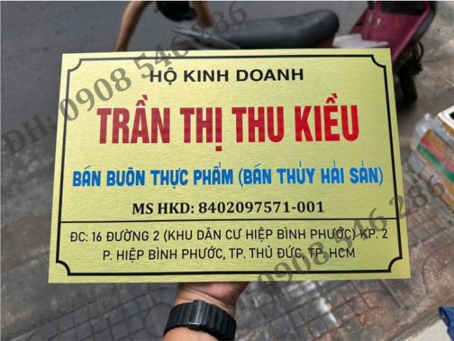 Bảng hộ kinh doanh đẹp