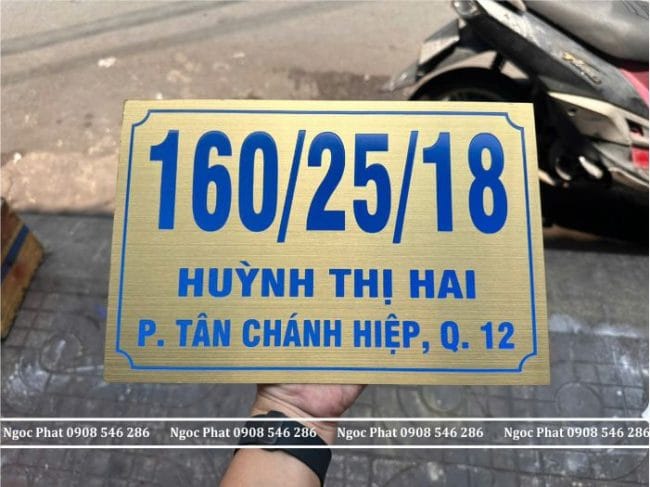 Số nhà phải to rõ và dễ nhìn