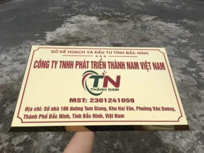biển hiệu công ty đẹp