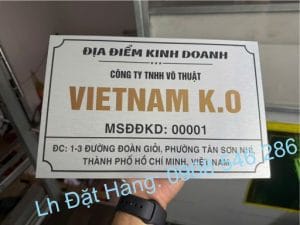 biển địa điểm kinh doanh