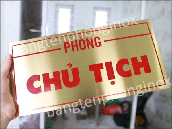Bảng phòng chủ tịch