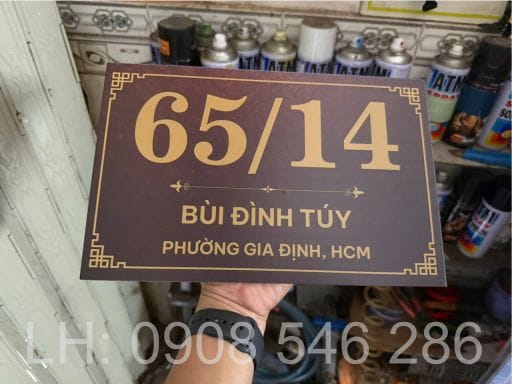 biển số nhà đẹp alu